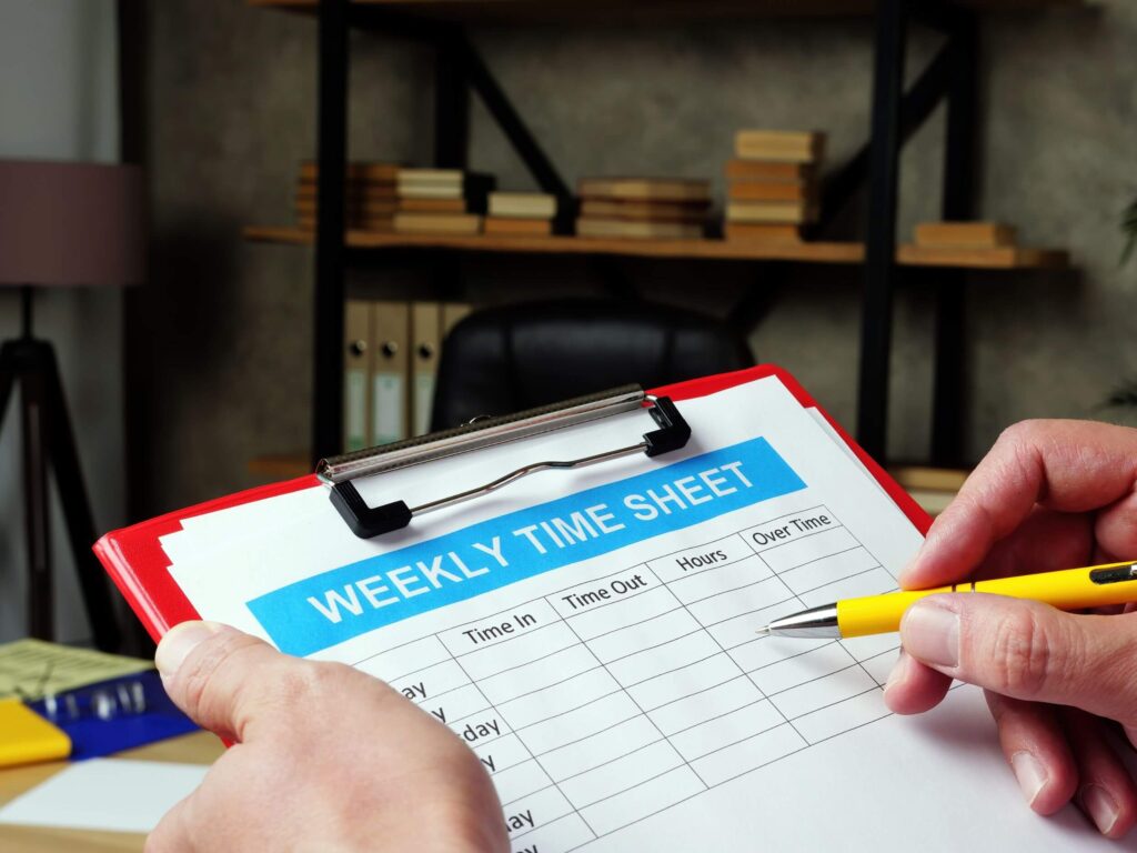 Weekly time spent on business coordination and execution