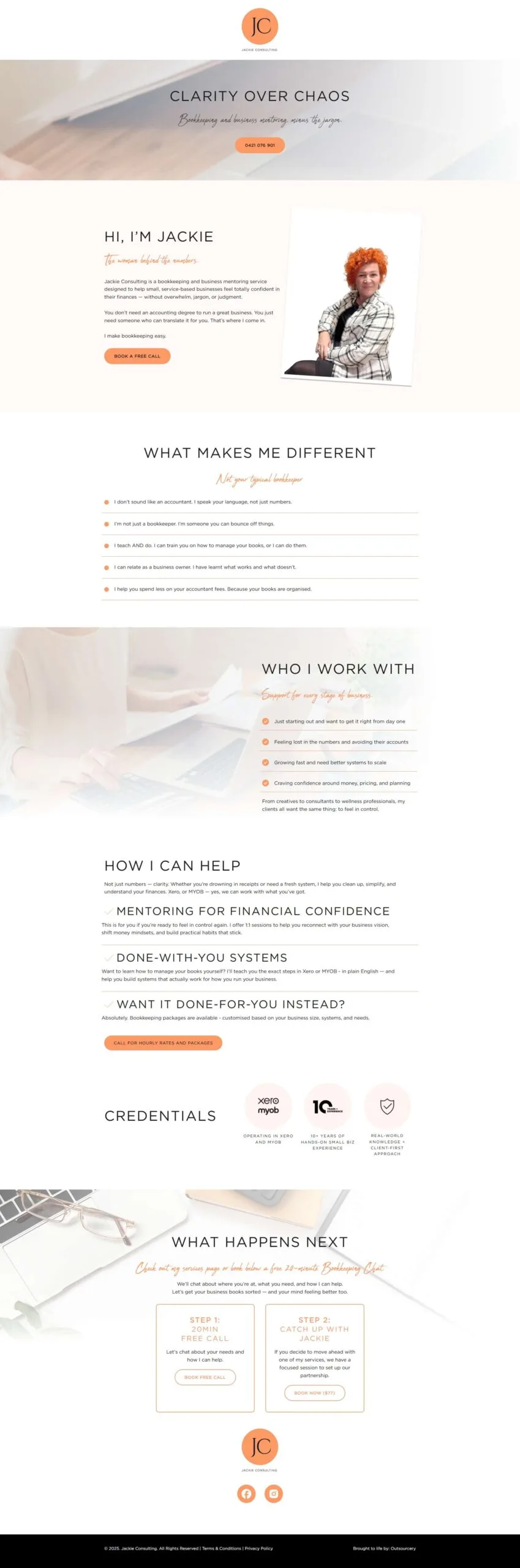 Jackie Consulting website