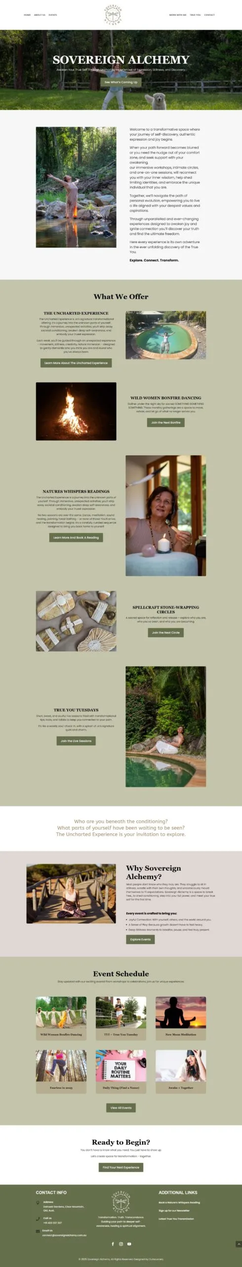 Sovereign Alchemy website